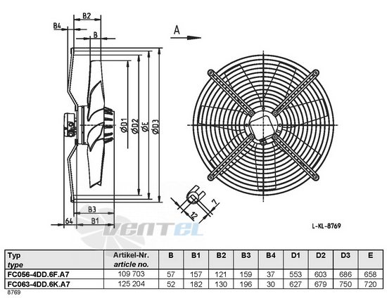 Ziehl-abegg FC056-4DD.6F.A7 купить, цены, каталоги