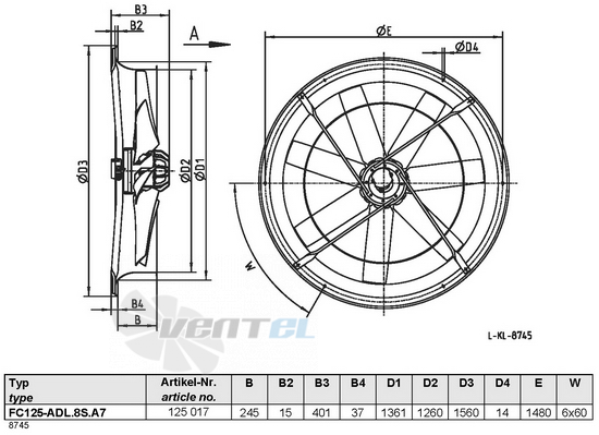 Ziehl-abegg FC125-ADL.8S.A7 купить, цены, каталоги