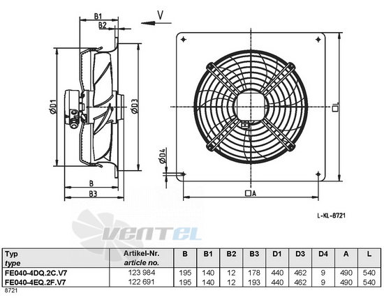 Ziehl-abegg FE040-4EQ.2F.V7 купить, цены, каталоги