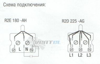 Схема R2D225-AG02-10 подключения