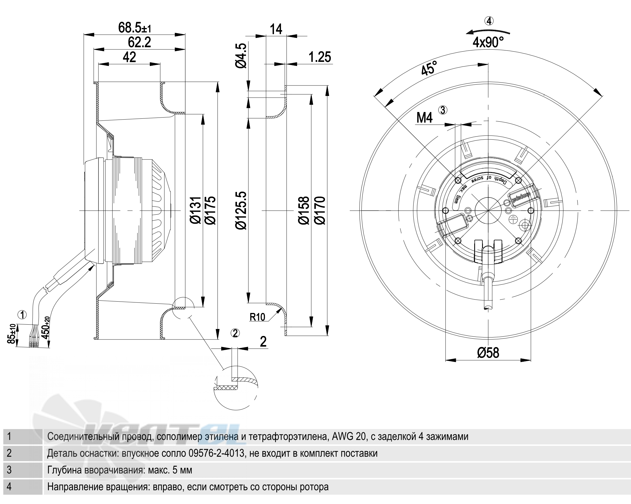Ebmpapst R2E175-AR72-05 цены и подбор, прайсы и каталоги