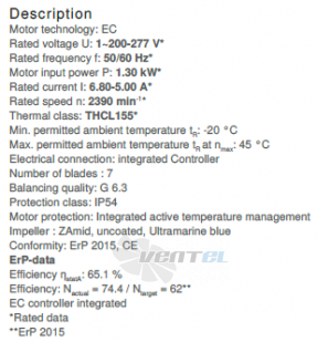 Вентилятор Ziehl-abegg ER35C-ZIK.DC.CR 1ф 220V цены, каталоги, прайсы