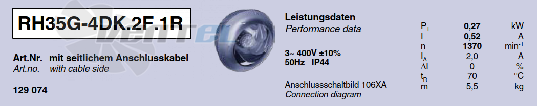 Характеристики Ziehl-abegg RH35G-4DK.2F.1R