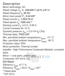 Вентилятор Ziehl-abegg RH40V-4DK.4C.1R цены, каталоги, прайсы
