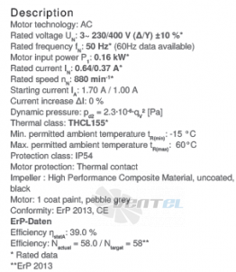 Вентилятор Ziehl-abegg RH40V-6DK.4A.1R цены, каталоги, прайсы