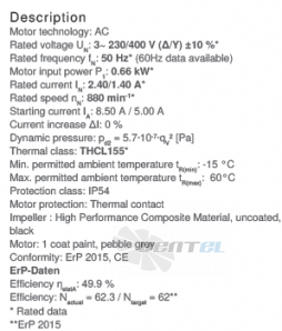 Вентилятор Ziehl-abegg RH56V-6DK.6F.1R цены, каталоги, прайсы