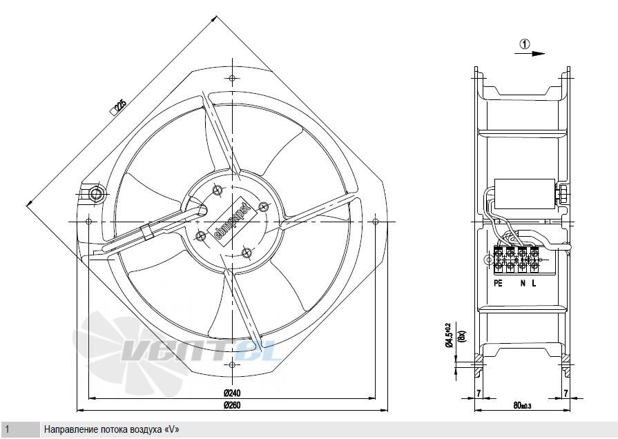 Ebmpapst W2E200-HH38-01 подбор