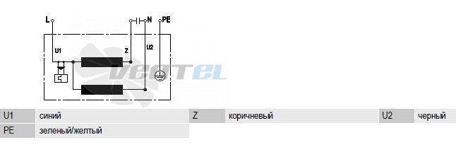 Схема W2E250-CM06-01 подключения