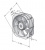 Вентилятор Ebmpapst W2E200-HH38-01 225x225x80 - компактный AC