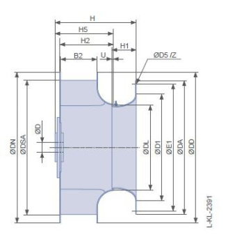 Рабочее колесо Ziehl-abegg RH10C.1R/SM30 арт.112274 с зажимной ступицей